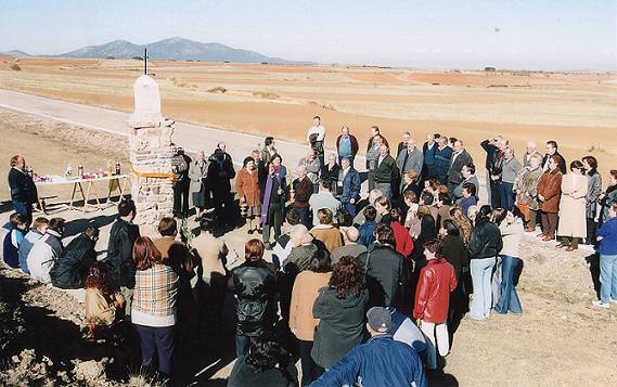 Inaugurando el Peir�n. Foto AGP.